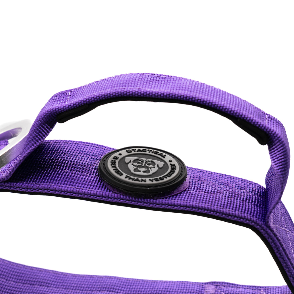 BTactical™ 4cm Tactical Dog Collar with Aluminium Handle Clip | Lavender Purple