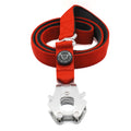 BTactical™ Nylon Frog Clip Dog Lead with Padded Handle | Citrus Red