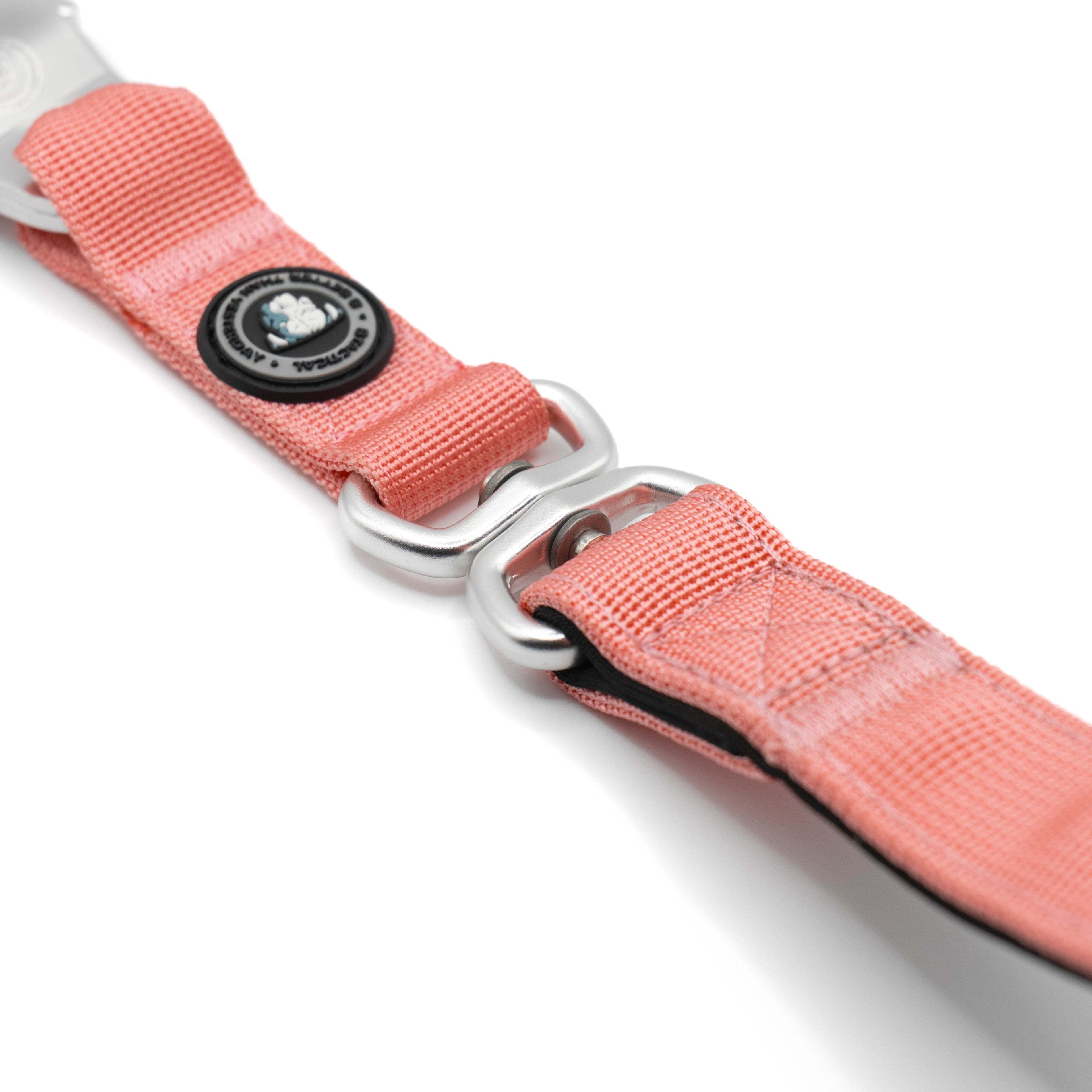 BTactical™ Tactical Nylon Dog Lead with Frog Clip | Pretty Pink