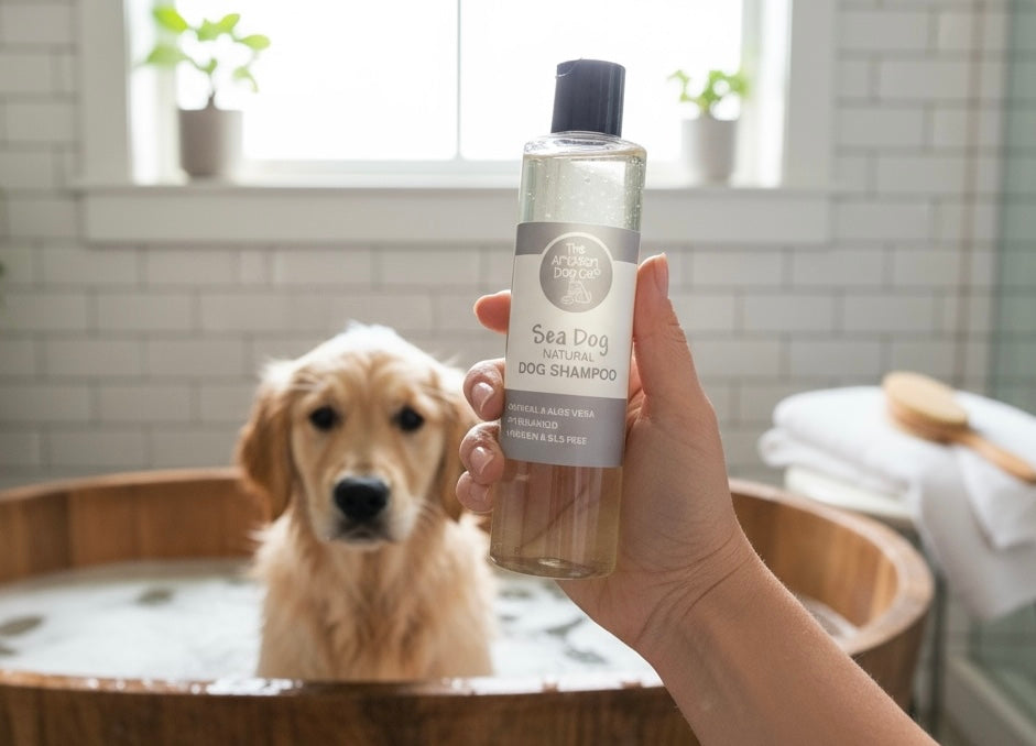 Natural Oatmeal and Aloe Vera Handmade Dog Shampoo