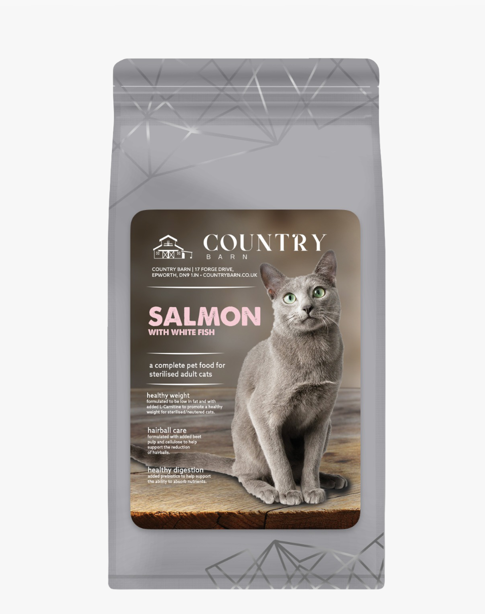 Grain Free Salmon & White Fish Premium+ Dry Cat Food