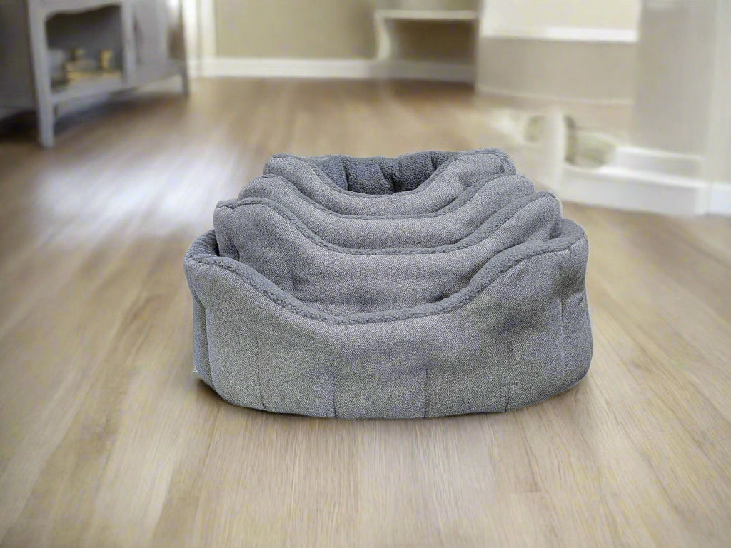 Premium Orkney Tweed Fleece Lined Bolster Beds