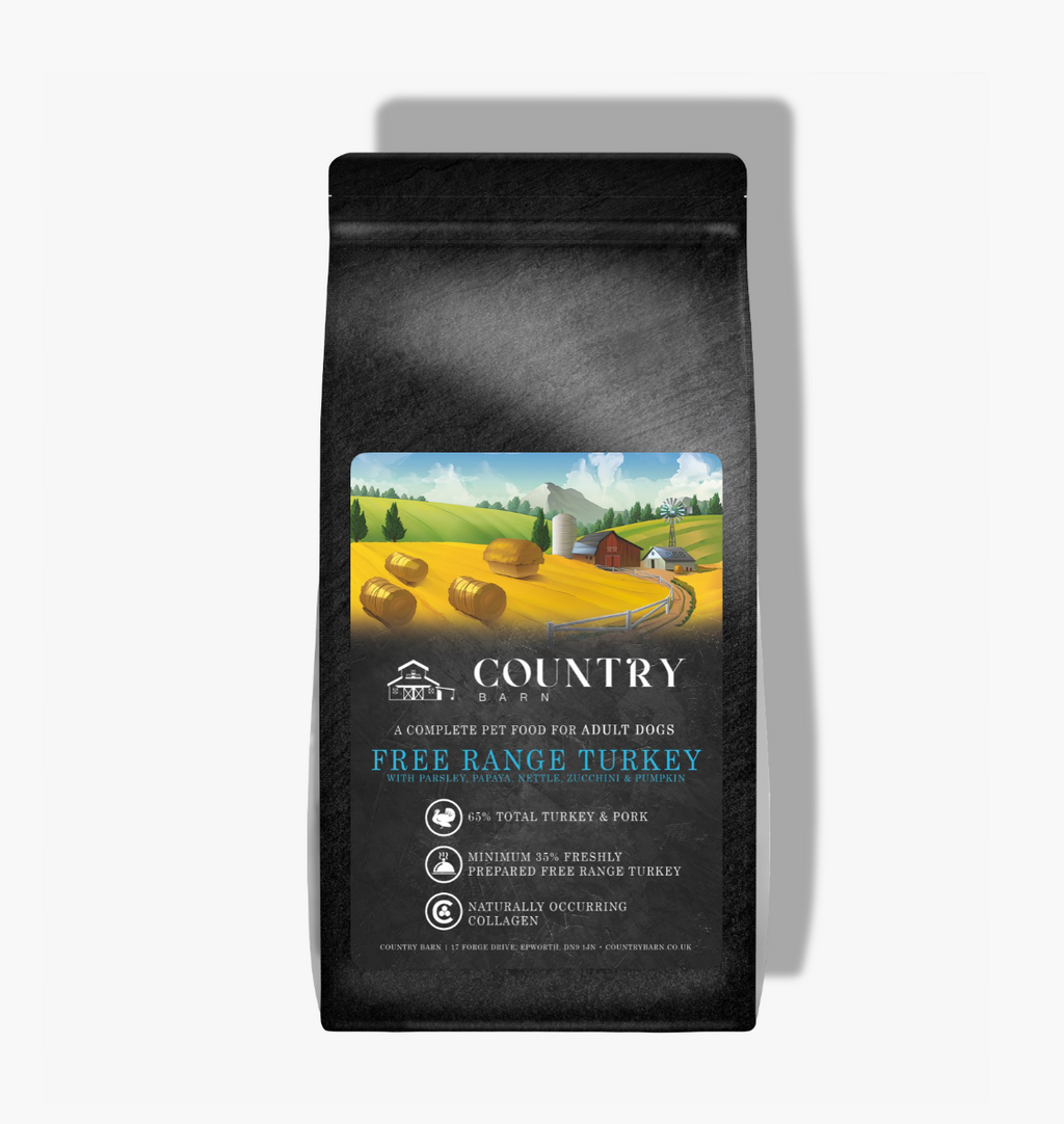 Country Barn Superfood Free-Range Turkey & Pork with Parsley, Papaya, Nettle, Zucchini & Pumpkin | Grain-Free Adult Dog Food