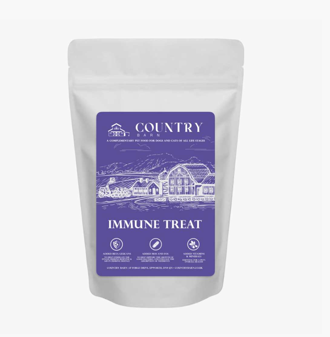 Immune Boost Bites | Duck & Chicken Dog Treats with Beta Glucans, Nucleotides & Vitamins
