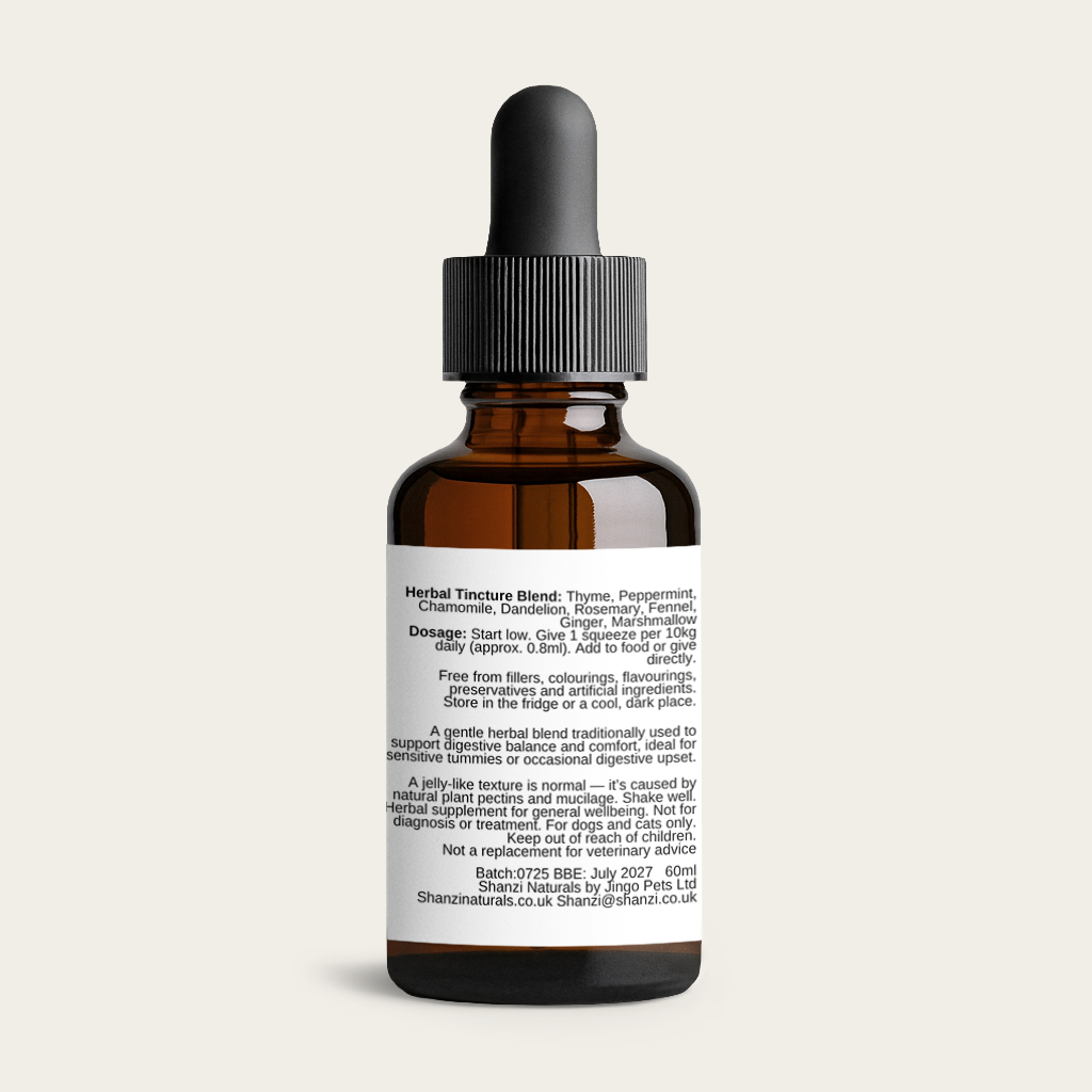 Tummy Comfort Drops for Dogs & Cats | Herbal Daily Digestive & Gut Support