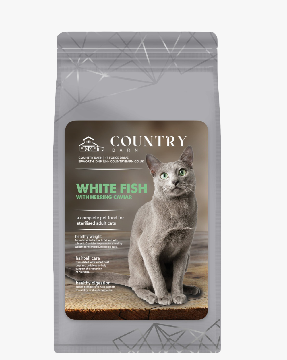 White Fish & Nordic Herring Caviar Premium+ Grain-Free Cat Food | 5kg