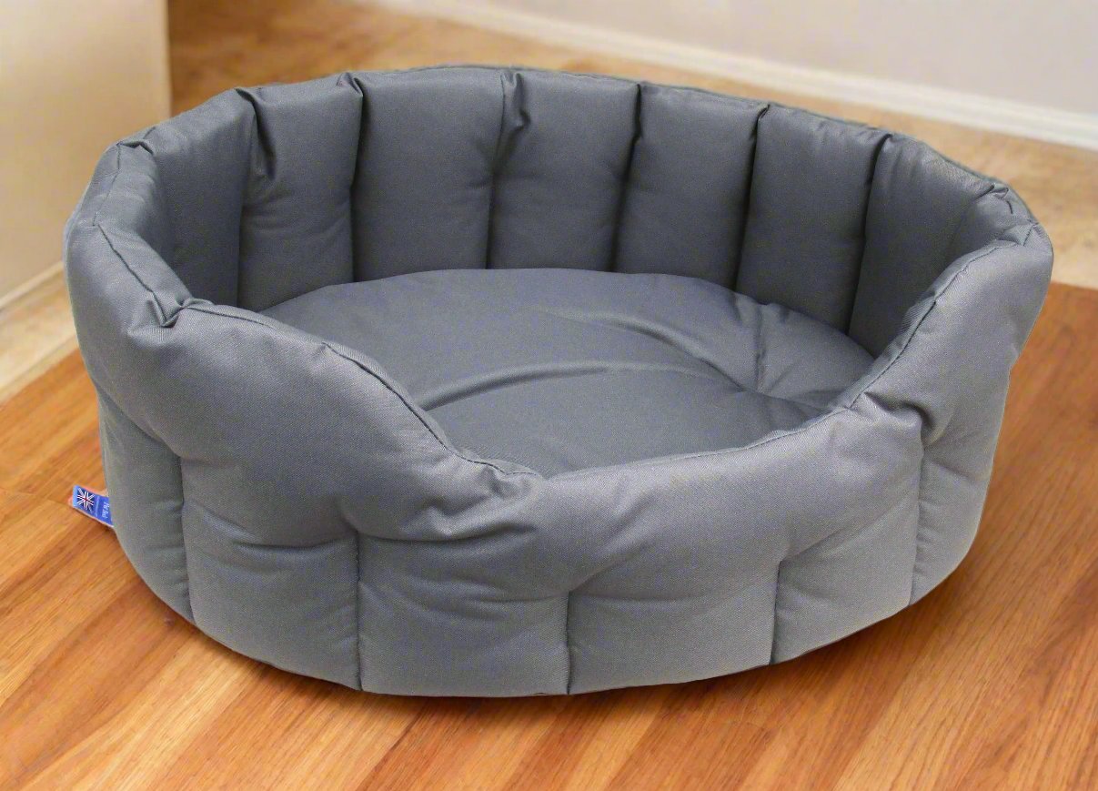 P&L Country Dog Tough Heavy Duty Oval High Sided Waterproof Dog Beds.