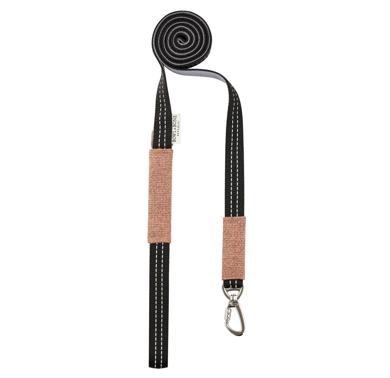 Mayfair Dog Lead – Salmon | Soho Poms × Bowl & Bone Republic