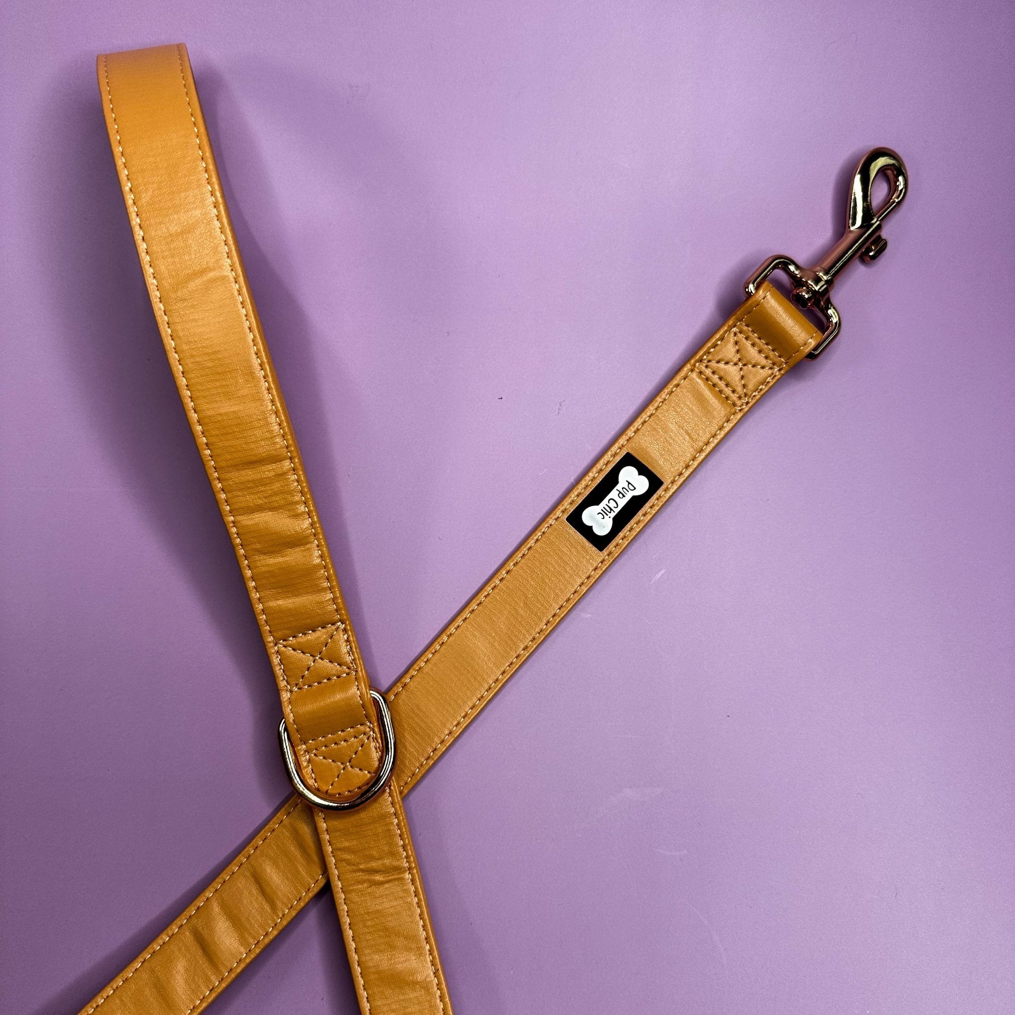 Alfresco Pup vegan leather 5ft dog lead