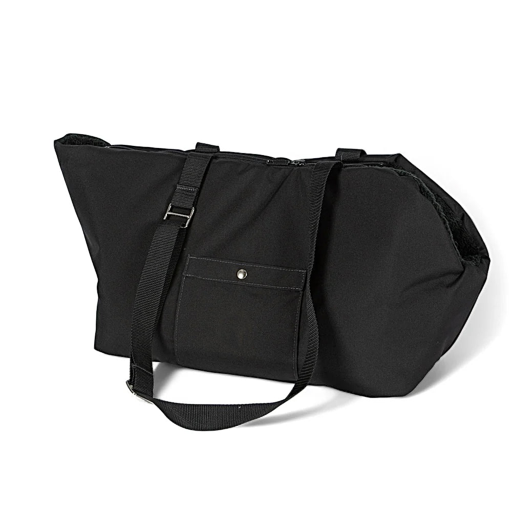Rainy Bear Luxury Waterproof Dog Carrier – All Black Zip Top | Soho Poms