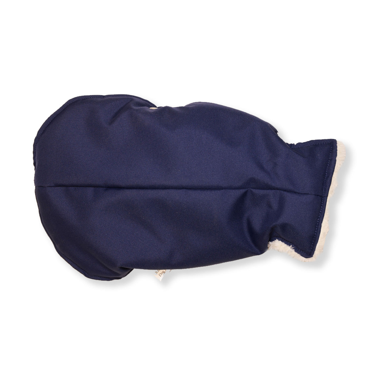 Soho Poms Teddy Bear Waterproof Dog Jacket | Blue & Ivory