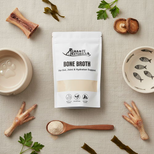 Bone Broth Powder – Editorial Flat Lay