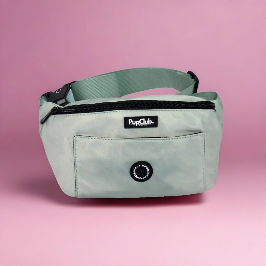 Dog Walking Bum Bag – Sage Green | Waterproof Waist & Crossbody Bag