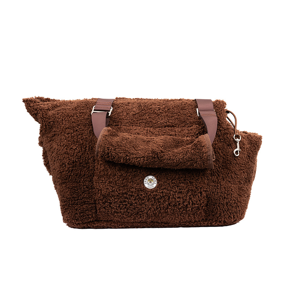 Carnaby Teddy Bear Dog Carrier – Cocoa Bean | Soho Poms