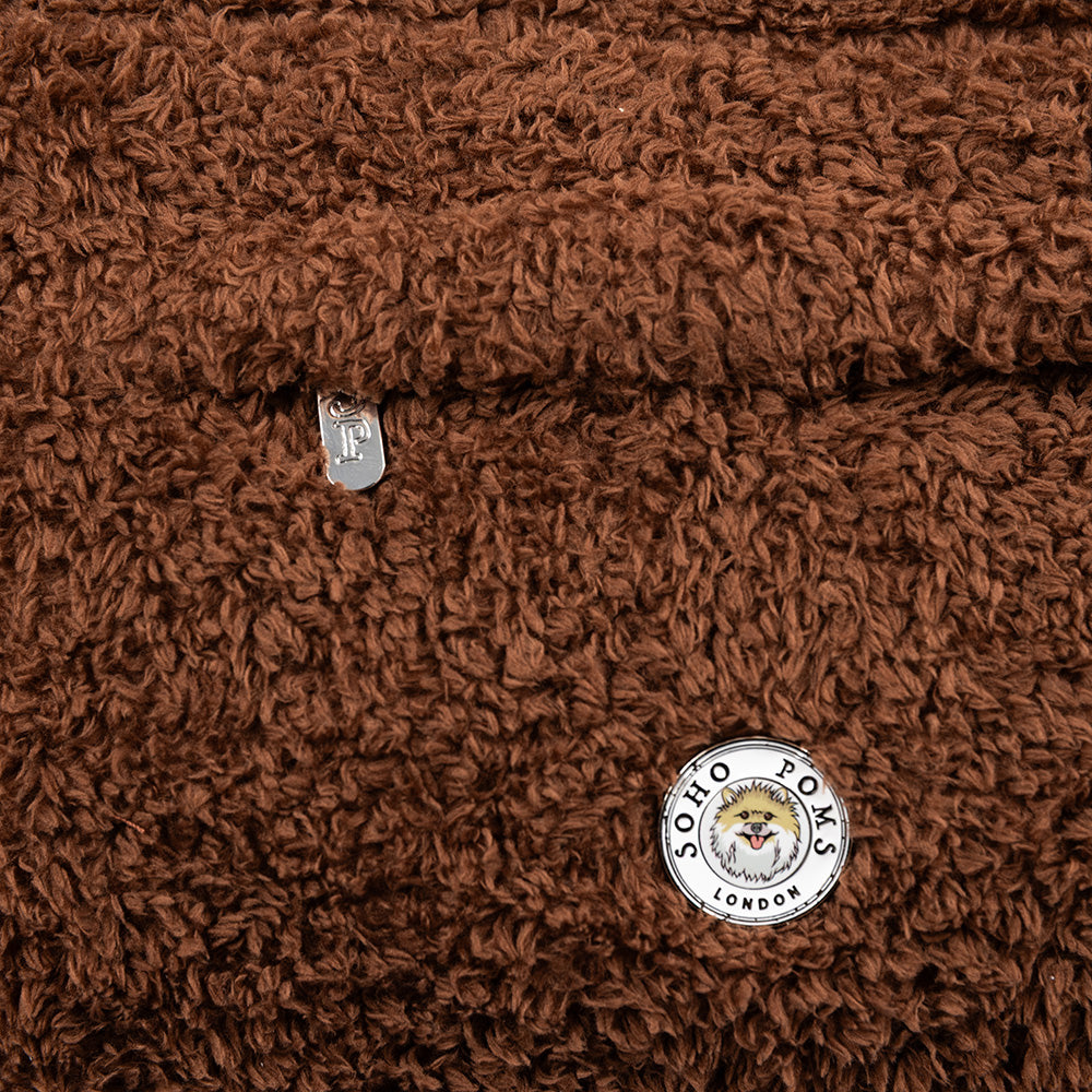 Carnaby Teddy Bear Dog Carrier – Cocoa Bean | Soho Poms