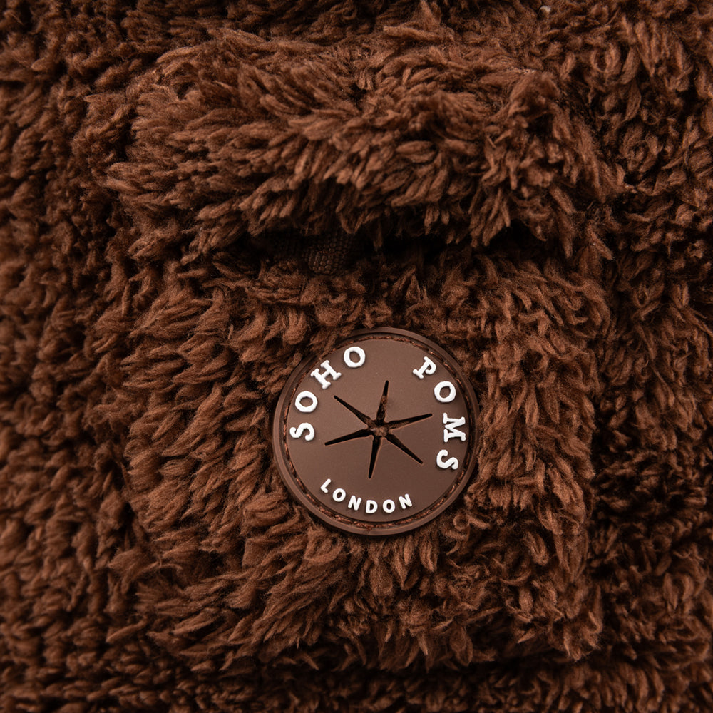 Carnaby Teddy Bear Dog Carrier – Cocoa Bean | Soho Poms