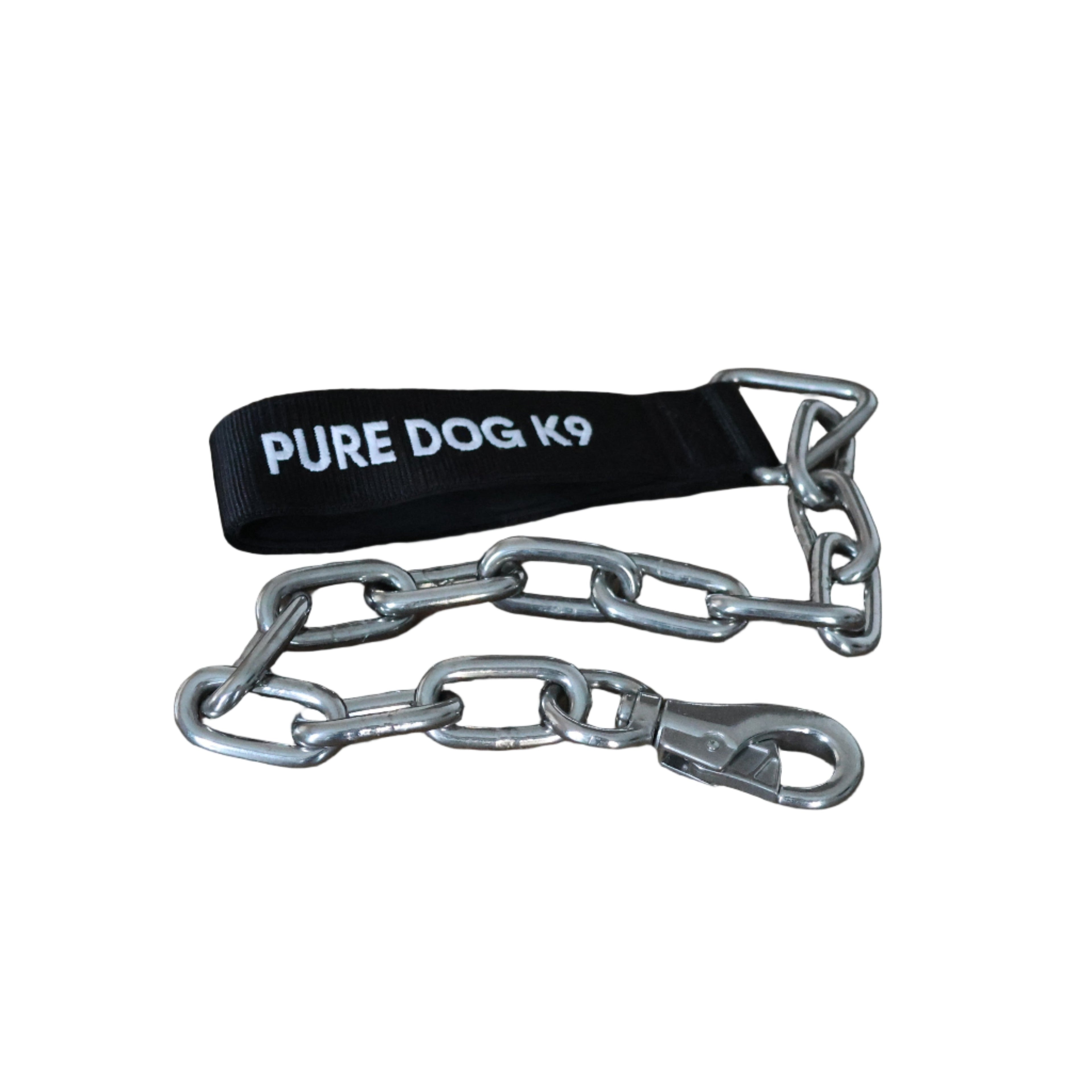 Pure Dog K9 Mighty Stainless Steel Chain Dog Lead | 80cm
