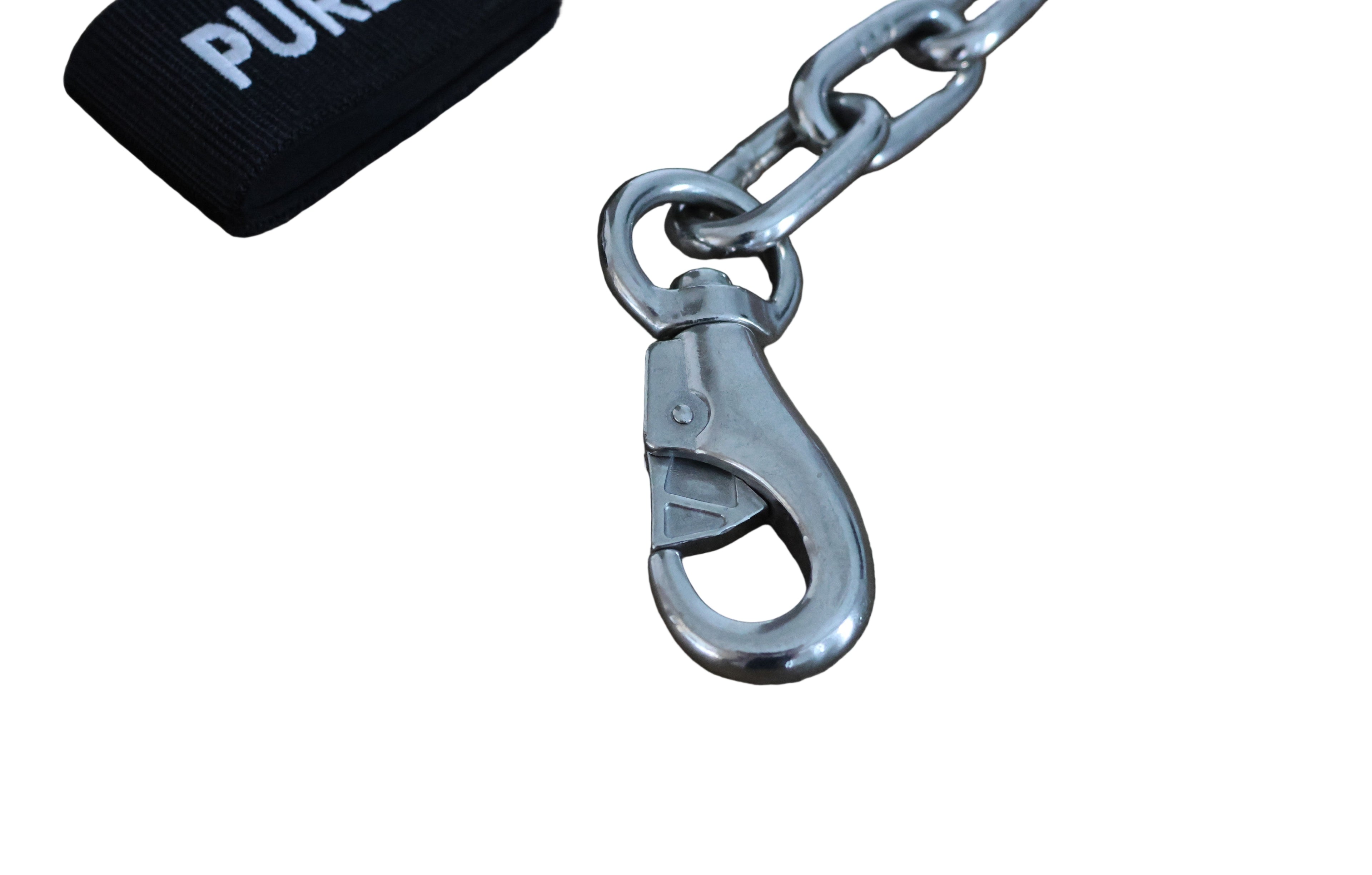 Pure Dog K9 Mighty Stainless Steel Chain Dog Lead | 80cm