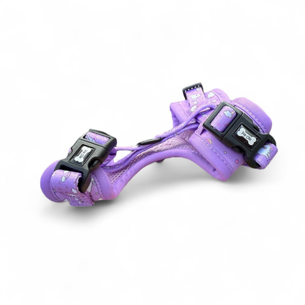 Daydreams & Unicorns XXS Step-In Adjustable Small Dog Harness – Magical Puppy Harness for Tiny Pups