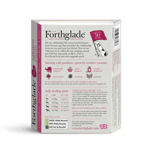 Forthglade Grain Free Complete Wet Dog Food - Salmon