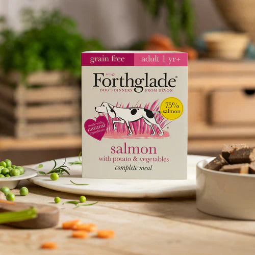 Forthglade Grain Free Complete Wet Dog Food - Salmon