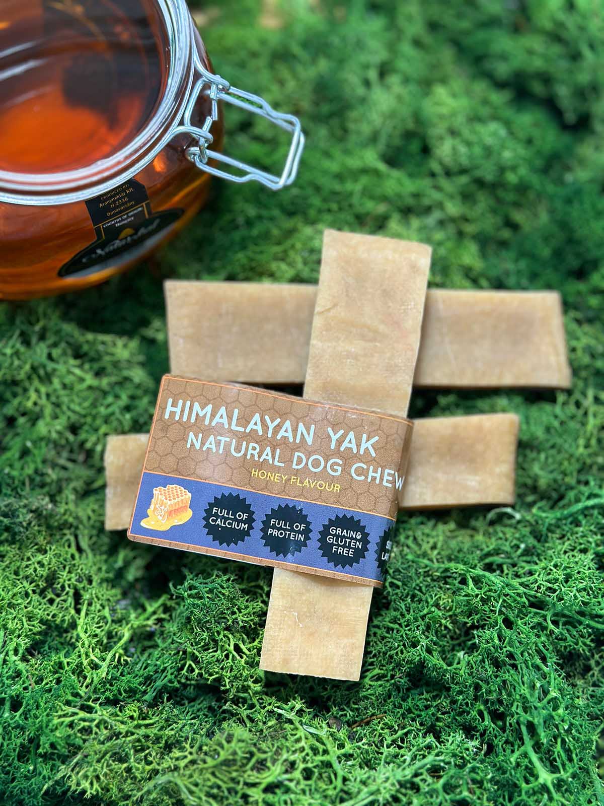 Honey Himalayan Yak Dog Chew – Long-Lasting Natural Sweet Chew | Floppy Ear