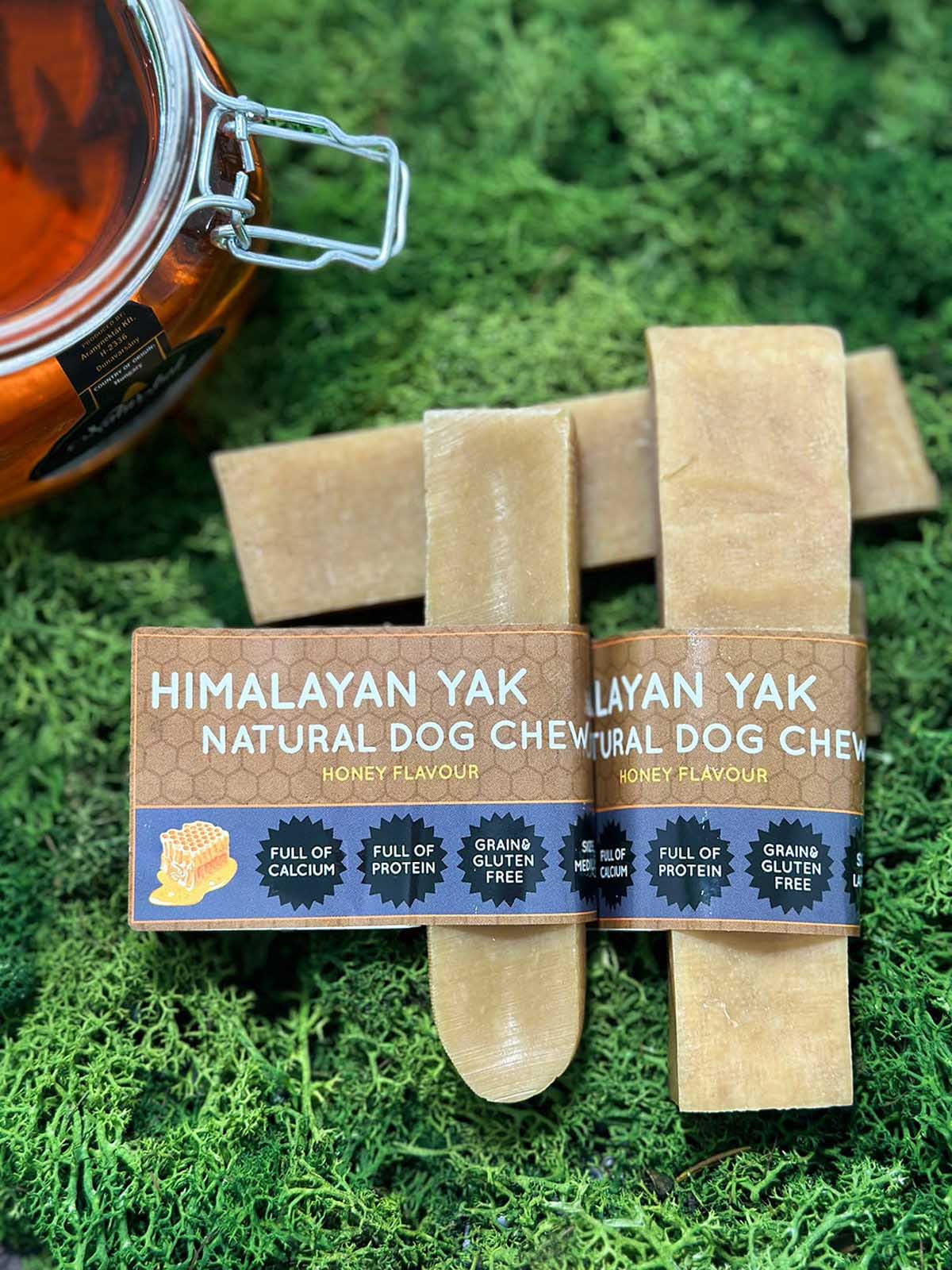 Honey Himalayan Yak Dog Chew – Long-Lasting Natural Sweet Chew | Floppy Ear