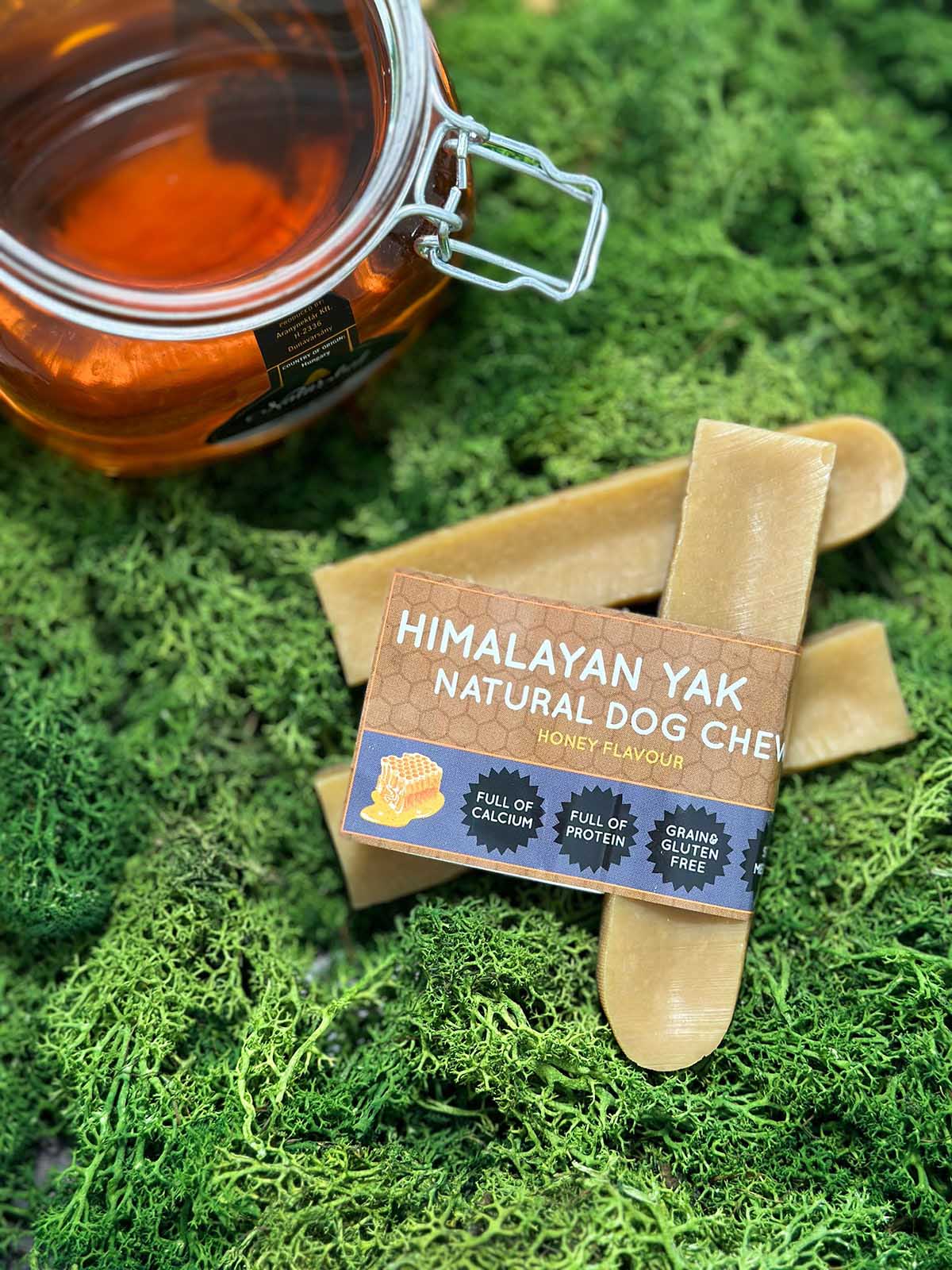 Honey Himalayan Yak Dog Chew – Long-Lasting Natural Sweet Chew | Floppy Ear
