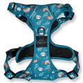 Lazy Sloth No-Pull Tactical Dog Harness – Mint Green Sloth Print | Pup Chic Boutique