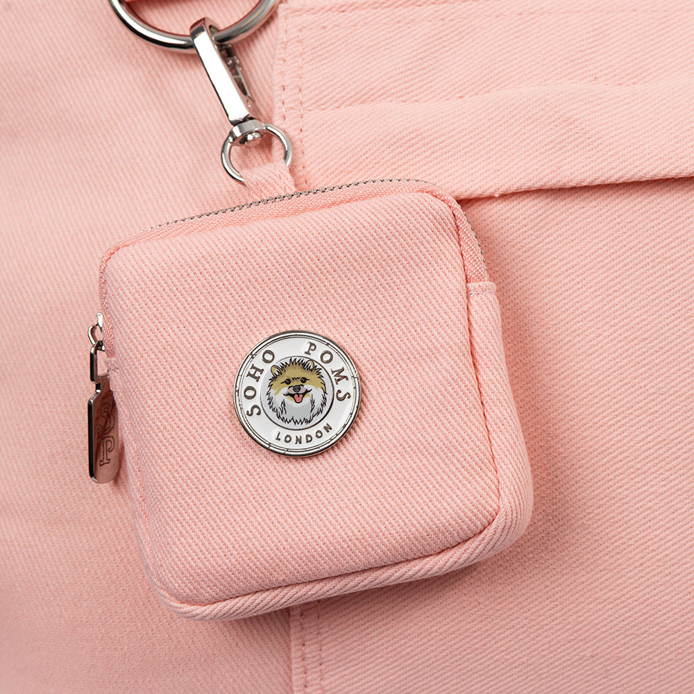Soho Poms Berwick Pet Carrier - Pink Pepper - Ideal for Dogs & Cats