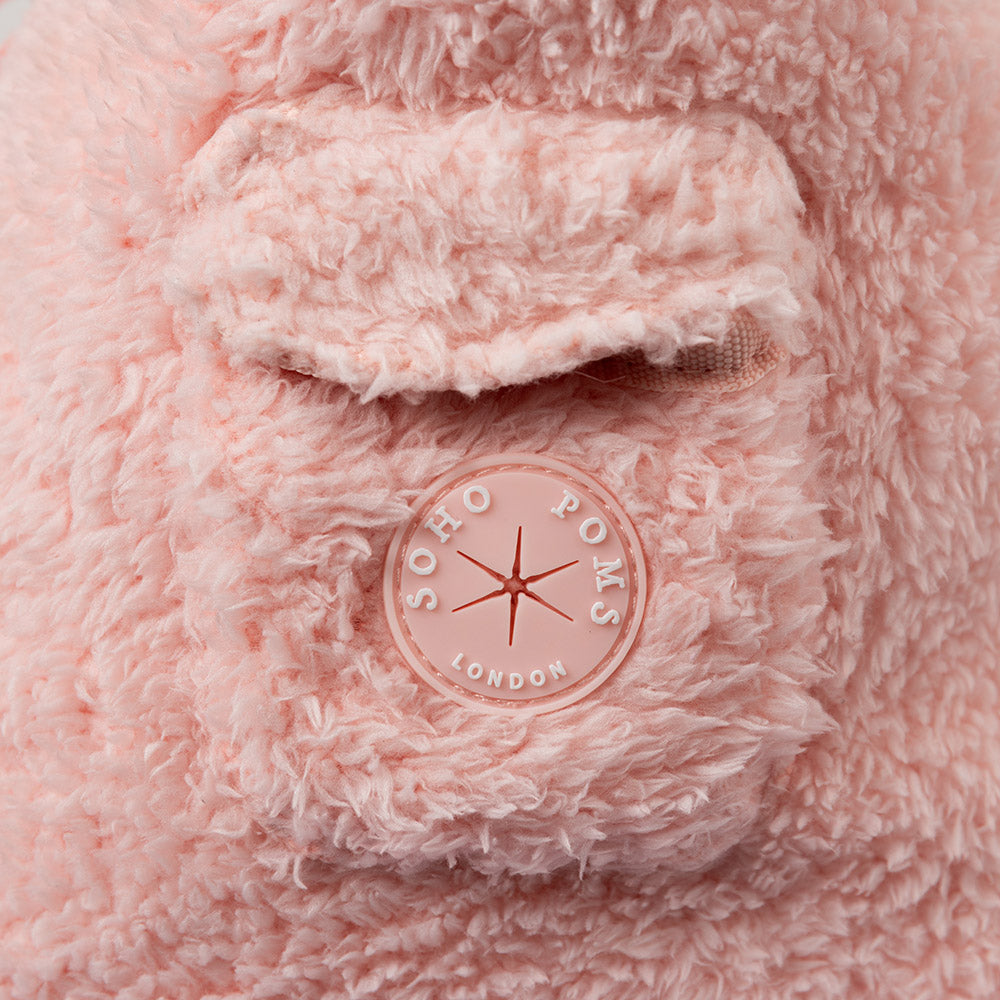 Carnaby Teddy Bear Dog Carrier – Blush Rose | Soho Poms