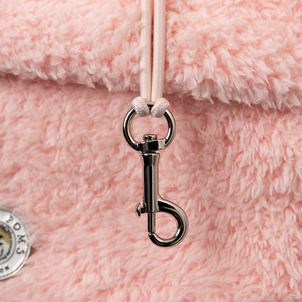 Carnaby Teddy Bear Dog Carrier – Blush Rose | Soho Poms