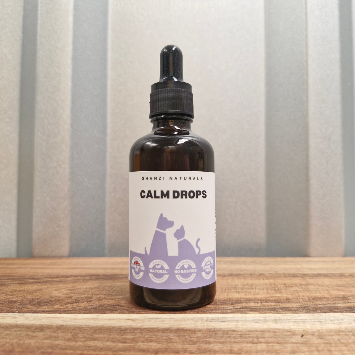 Shanzi Naturals Calm Drops – Fast-Acting Natural Anxiety Support for Dogs & Cats