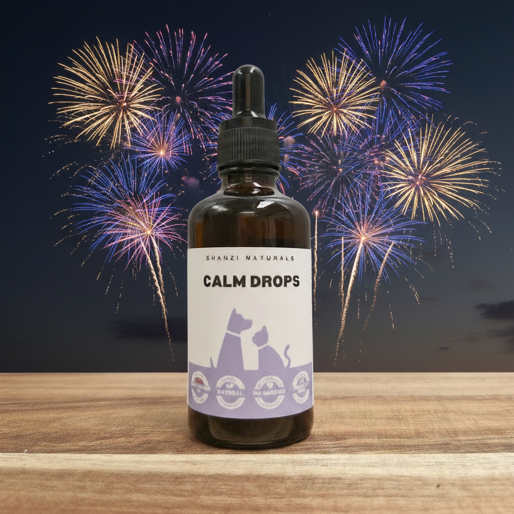 Shanzi Naturals Calm Drops – Fast-Acting Natural Anxiety Support for Dogs & Cats