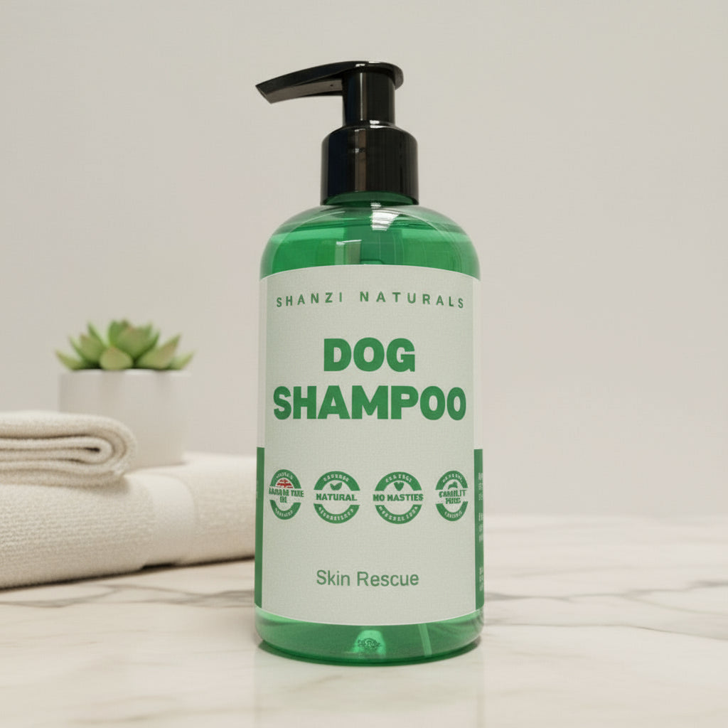 Dog Shampoo for Itchy & Yeasty Skin – Skin Rescue Shampoo (Natural, Soothing)