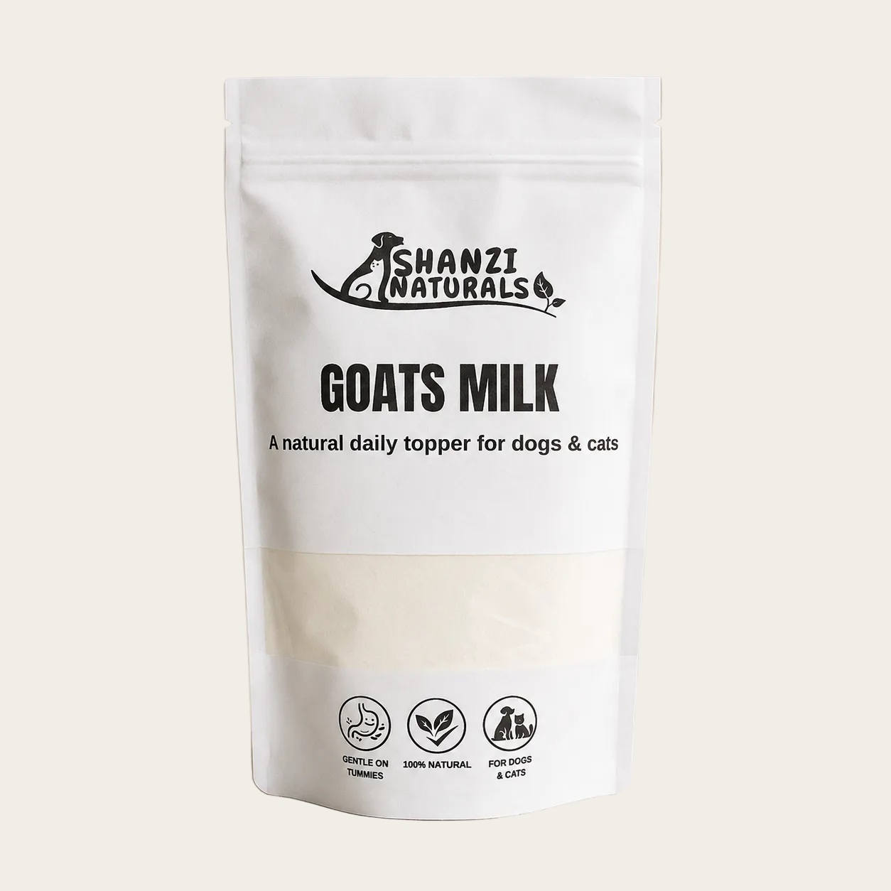 Whole Goat's Milk Powder for Dogs & Cats | Creamy Daily Nutrition & Enrichment Topper