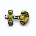 Summer Buzzin' XXXS Puppy Strap Harness – Mustard Bee Print | Pup Chic Boutique