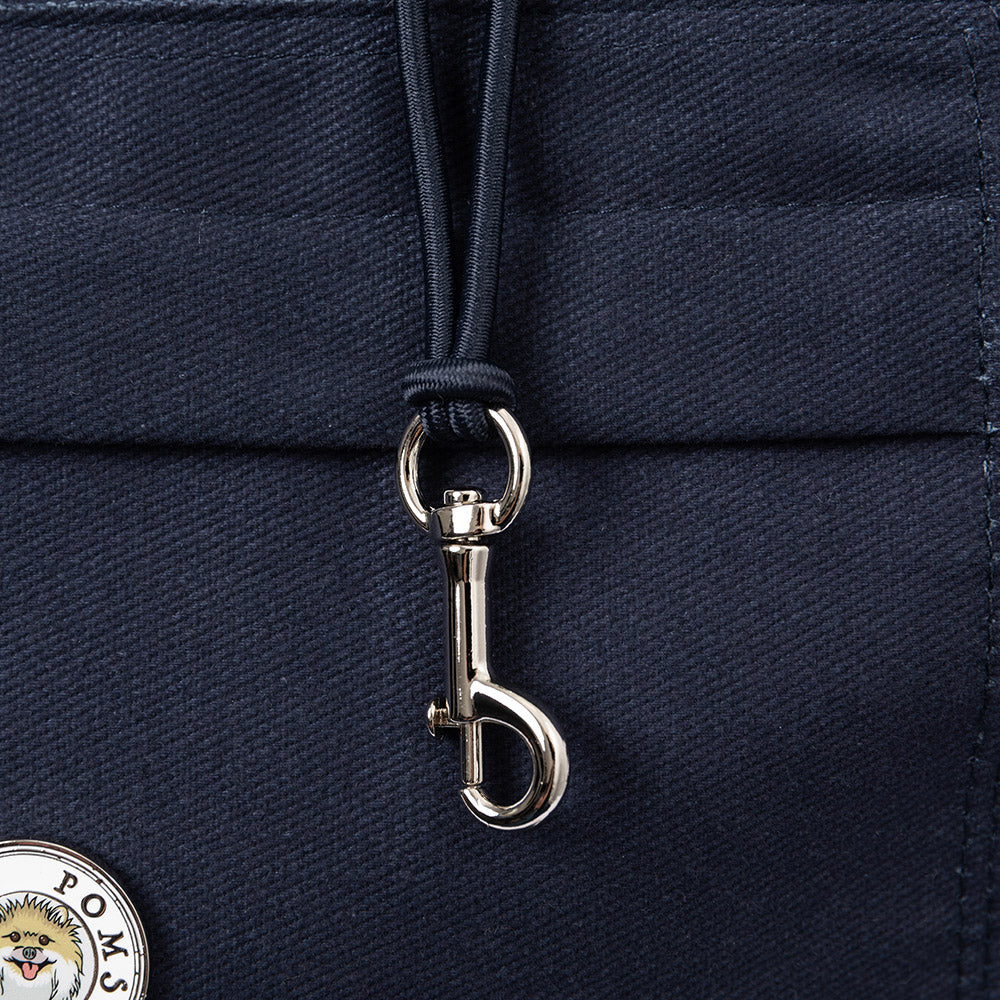 Berwick Canvas Dog & Cat Carrier – Navy | Soho Poms