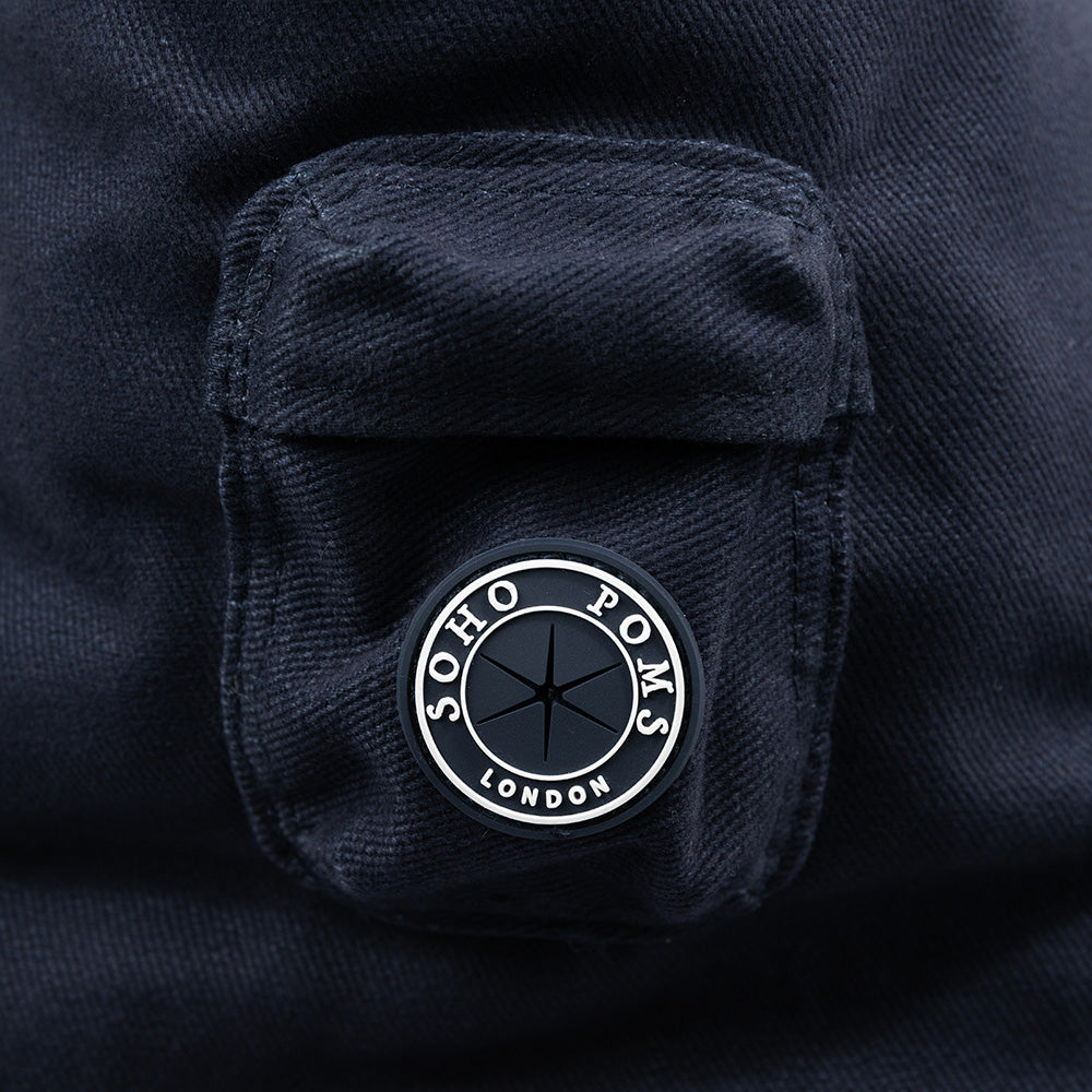 Berwick Canvas Dog & Cat Carrier – Navy | Soho Poms