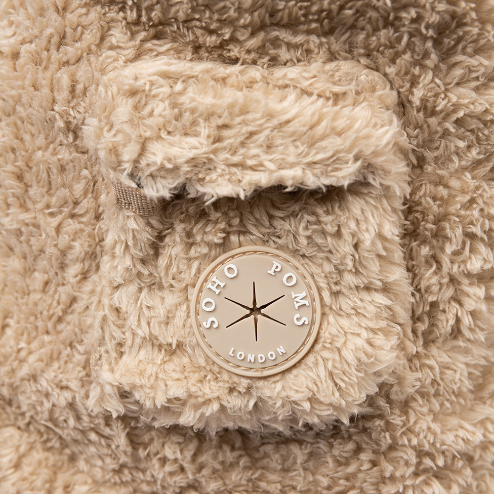 Carnaby Teddy Bear Dog Carrier – Vanilla Cream | Soho Poms