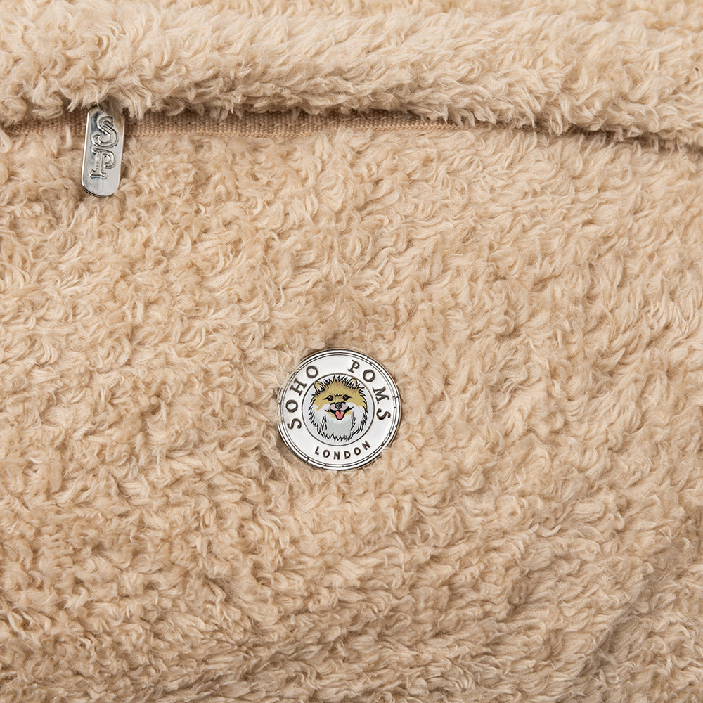 Carnaby Teddy Bear Dog Carrier – Vanilla Cream | Soho Poms